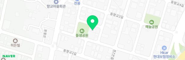 들샘공원 어린이놀이시설 지도 이미지