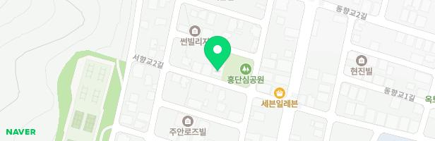 홍단심공원 어린이놀이시설 지도 이미지