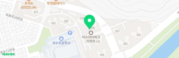 안양 석수 I'PARK아파트 101동옆 놀이터 지도 이미지