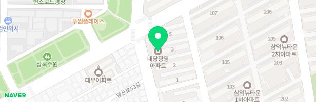 내당광명 5동 옆 어린이놀이시설 지도 이미지