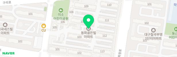 칠곡동화골든빌 103동 놀이시설 지도 이미지