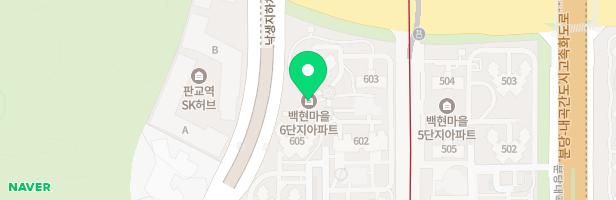 백현마을 6단지 휴먼시아 놀이터(2) 지도 이미지
