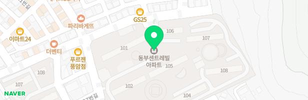 광주동부센트레빌아파트 101동앞놀이시설 지도 이미지