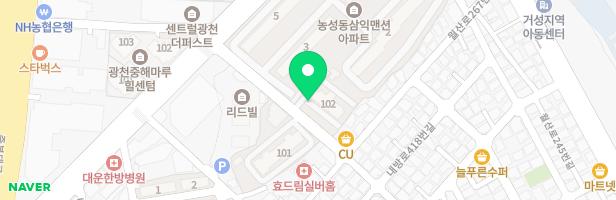농성동동산아파트 어린이놀이시설 지도 이미지