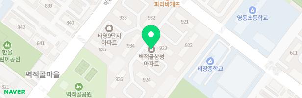 삼성태영아파트 922동 놀이터 지도 이미지