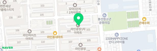 라인광장1차아파트 놀이시설 지도 이미지