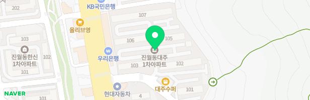 진월대주1차아파트 어린이놀이시설 지도 이미지