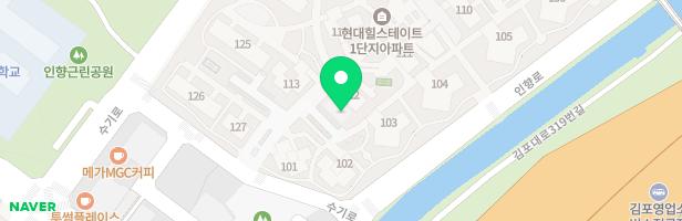 김포 고촌 수기마을 힐스테이트아파트 1단지 112동앞 놀이터1 지도 이미지
