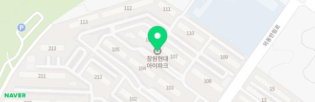 현대산업아파트 어린이놀이터(108동앞) 지도 이미지