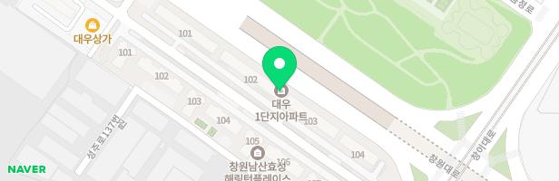 창원대우아파트 놀이터2 지도 이미지
