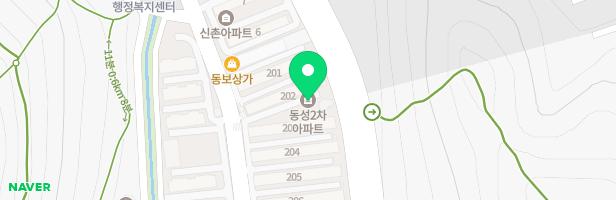 동성2차아파트 어린이놀이터 지도 이미지