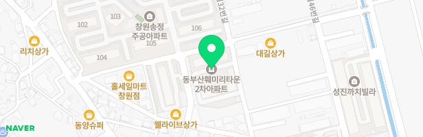동부산훼미리2차아파트 어린이놀이터 지도 이미지
