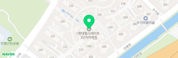 김포 고촌 수기마을 힐스테이트아파트 2단지 206동앞 놀이터2 지도 이미지