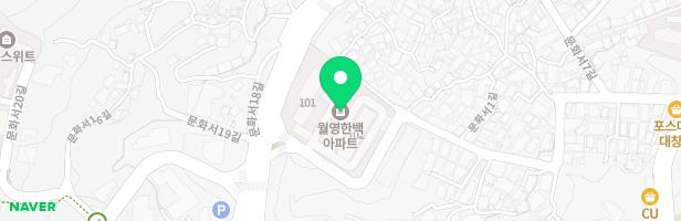 월영한백아파트 어린이놀이터 지도 이미지