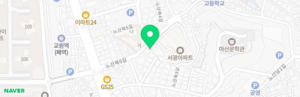 상남서광아파트 어린이놀이터 지도 이미지