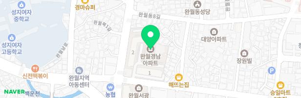 완월경남맨션 어린이놀이터 지도 이미지