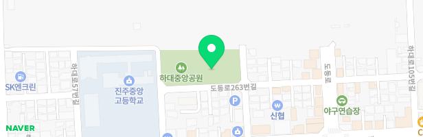 상평제1어린이공원(하대중앙공원) 어린이놀이시설 지도 이미지