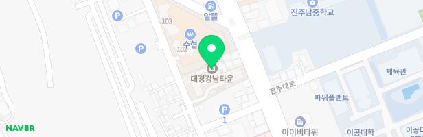 대경강남타운(주상복합)아파트 지도 이미지