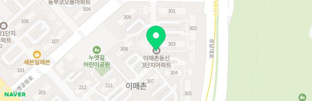 이매촌동신3단지아파트 309동 앞 지도 이미지