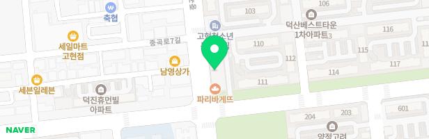 덕산베스트타운 112동 놀이터 지도 이미지
