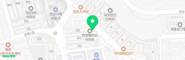 한양훼미리아파트 지도 이미지
