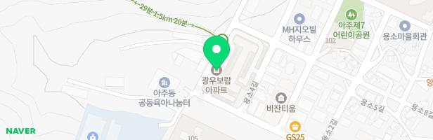 광우보람아파트 지도 이미지