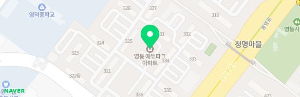 영통에듀파크 331동 놀이터 지도 이미지
