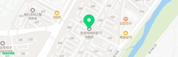 천성리버타운아파트 121동앞 지도 이미지