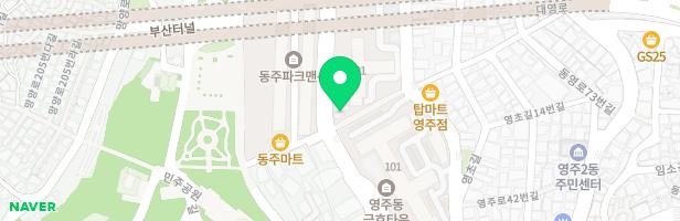 동아11블럭아파트 어린이놀이시설 지도 이미지