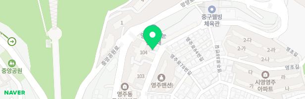 영주동아9블럭아파트 104동앞 놀이터 지도 이미지