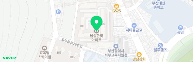 남성한빛아파트 어린이놀이시설 지도 이미지