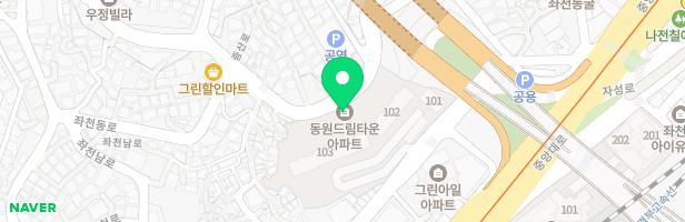 좌천동원드림타운 어린이놀이터 지도 이미지