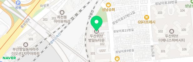 두산위브범일뉴타운 어린이놀이터 지도 이미지