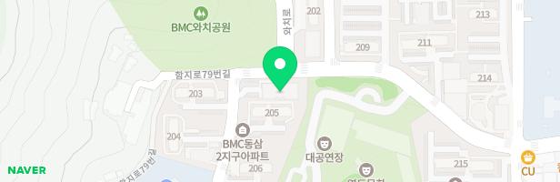 동삼2지구 임대아파트 204동 놀이시설 지도 이미지