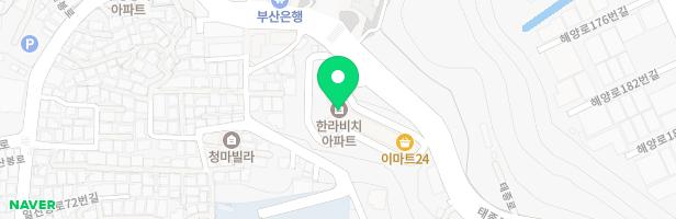한라비치아파트 어린이놀이터 지도 이미지
