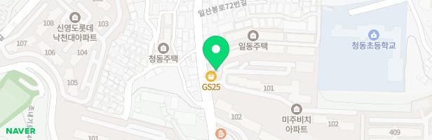 미주비치아파트 1놀이터 지도 이미지