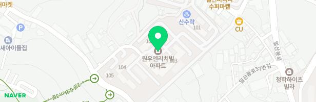 원우앤리치아파트 104동 어린이놀이터 지도 이미지