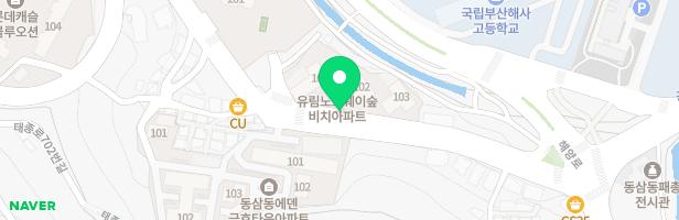 영도유림노르웨이숲비치 어린이놀이터 지도 이미지