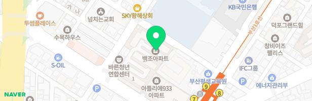 양정백조아파트 어린이놀이시설 지도 이미지