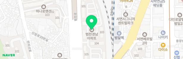 범천경남아파트 어린이놀이시설 B 106동 지도 이미지