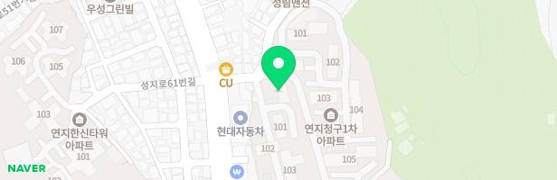 연지유림노르웨이숲 103동 어린이놀이설 지도 이미지