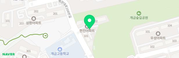 개금한진아파트 어린이놀이시설 지도 이미지