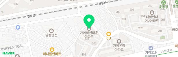 가야화신타운 어린이놀이시설 지도 이미지