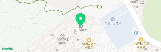 개금성도아파트 어린이놀이시설 지도 이미지