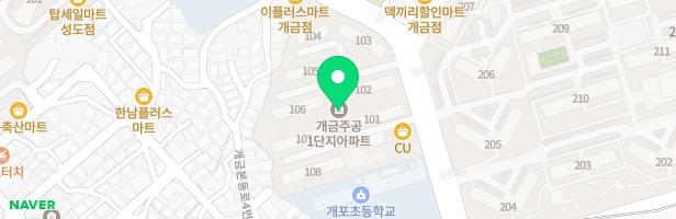개금주공1단지 어린이놀이시설 지도 이미지