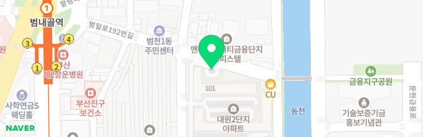 범천대원2차아파트 어린이놀이시설 지도 이미지