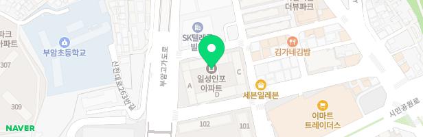 일성인포아파트 어린이놀이시설 지도 이미지