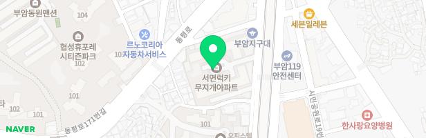 럭키무지개아파트 놀이터 지도 이미지