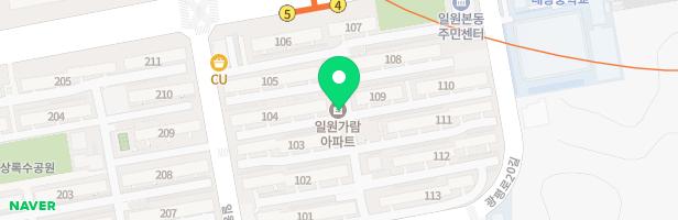 가람아파트 108동옆 놀이터 지도 이미지