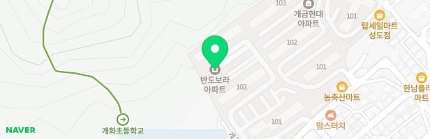 반도보라아파트 101동 어린이놀이시설 지도 이미지